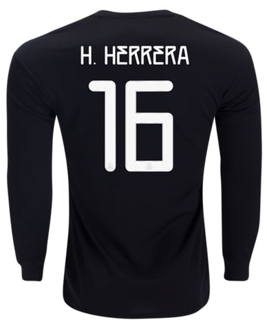 Hector Herrera Mexico 2019 Long Sleeve Home Jersey