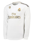 Real Madrid Custom Long Sleeve 19/20 Home Jersey