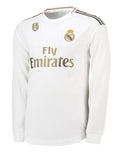 Real Madrid Custom Long Sleeve 19/20 Home Jersey