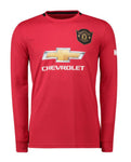 Manchester United Custom 19/20 Long Sleeve Home Jersey