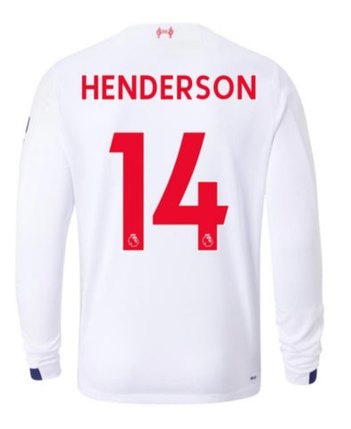 Jordan Henderson Liverpool 19/20 Away Long Sleeve Jersey
