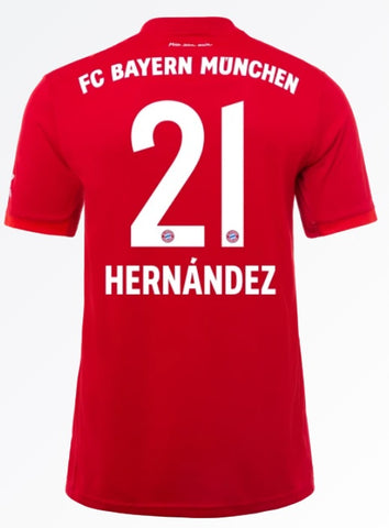 Lucas Hernandez Bayern Munich 19/20 Home Jersey