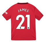 Manchester United James Kids 19/20 Home Jersey