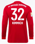 Joshua Kimmich Bayern Munich 19/20 Long Sleeve Home Jersey