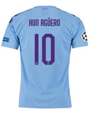 Kun Aguero UEFA 19/20 Home Jersey