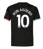 Sergio Kun Aguero Manchester City 19/20 Away Jersey