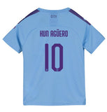 Manchester City Kun Aguero Youth 19/20 Club Font Home Jersey