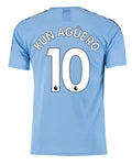 Sergio Kun Aguero Manchester City 19/20 Home Jersey