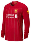 Liverpool Long Sleeve Custom 19/20 Home Jersey