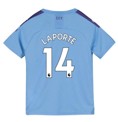 Aymeric Laporte Manchester City Youth 19/20 Home Jersey