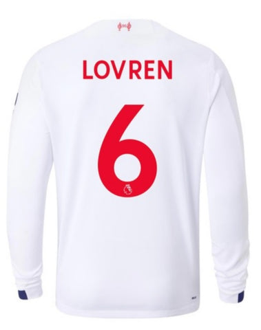 Dejan Lovren Liverpool 19/20 Away Long Sleeve Jersey