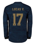 Lucas Vazquez Real Madrid Long Sleeve 19/20 Away Jersey