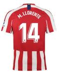 Marcos Llorente Atletico Madrid 19/20 Home Jersey