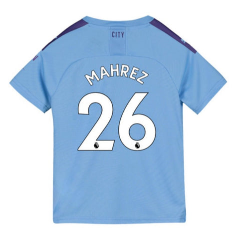Riyad Mahrez Manchester City Youth 19/20 Home Jersey