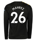 Riyad Mahrez Manchester City Long Sleeve 19/20 Away Jersey