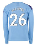 Riyad Mahrez Manchester City LS 19/20 Home Jersey
