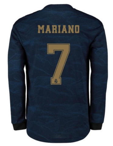 Mariano Real Madrid Long Sleeve 19/20 Away Jersey
