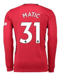 Manu Matic Long Sleeve 19/20 Home Jersey