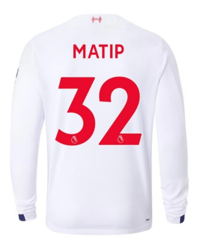 Joel Matip Liverpool 19/20 Away Long Sleeve Jersey