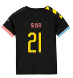 Manchester City Silva Youth 19/20 Club Font Away Jersey