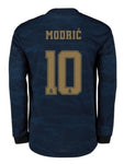Luka Modric Real Madrid Long Sleeve 19/20 Away Jersey