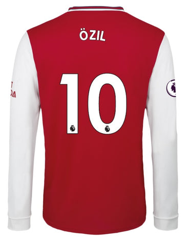 Mesut Ozil Arsenal Long Sleeve 19/20 Home Jersey