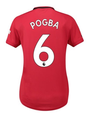 Manchester United Paul Pogba Women's 19/20 Home Jersey