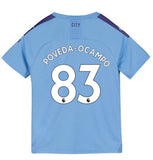 MCFC Poveda Kids 19/20 Home Jersey
