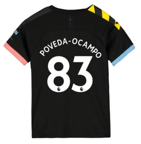 Ian Poveda Manchester City Youth 19/20 Away Jersey