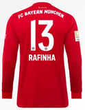 FC Bayern Rafinha Long Sleeve 19/20 Home Jersey