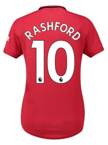 Manchester United Marcus Rashford Women's 19/20 Home Jersey