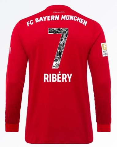 Franck Ribery Bayern Munich 19/20 Long Sleeve Special Edition Home Jersey