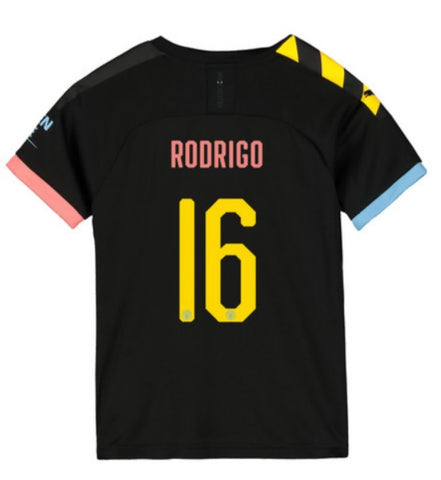 Rodrigo Hernandez Manchester City Youth 19/20 Club Font Away Jersey