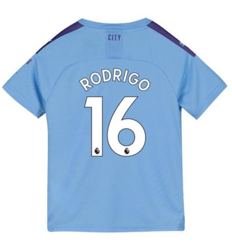 Rodrigo Hernandez Manchester City Youth 19/20 Home Jersey