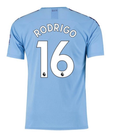 Rodrigo Hernandez Manchester City 19/20 Home Jersey