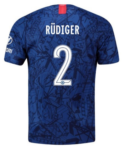 Antonio Rudiger Chelsea 19/20 Club Font Home Jersey