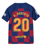Sergi Roberto Kids 19/20 Home Jersey