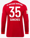 Renato Sanches Long Sleeve 19/20 Home Jersey