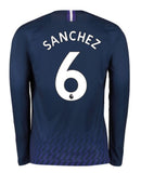 Davinson Sanchez Long Sleeve 19/20 Away Jersey