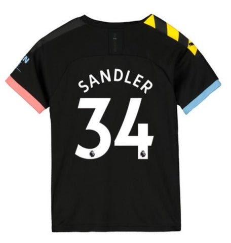 Philippe Sandler Manchester City Youth 19/20 Away Jersey
