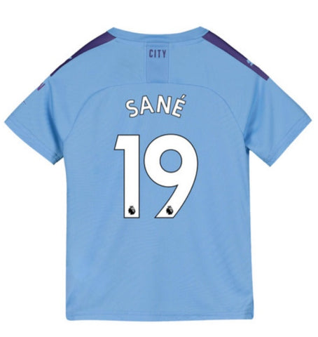 Leroy Sane Manchester City Youth 19/20 Home Jersey