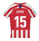 Stefan Savic Atletico Madrid Kids 19/20 Home Jersey