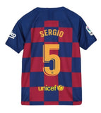 FC Barcelona Sergio Busquets Kids 19/20 Home Jersey