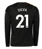 Man City Silva LS 19/20 Away Jersey