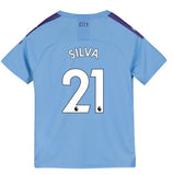 David Silva Manchester City Youth 19/20 Home Jersey