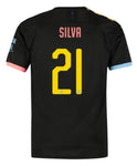 David Silva Manchester City 19/20 Away Jersey Cup Print