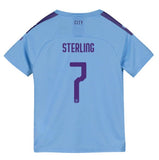 Raheem Sterling Manchester City Youth 19/20 Club Font Home Jersey