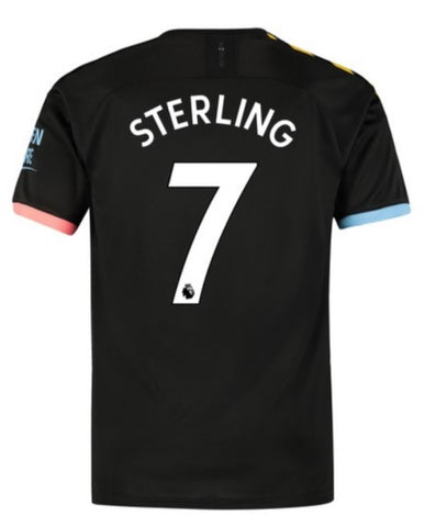 Raheem Sterling Manchester City 19/20 Away Jersey