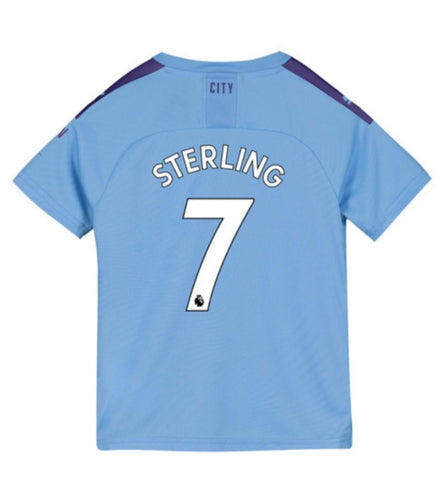 Raheem Sterling Manchester City Youth 19/20 Home Jersey