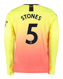 John Stones Manchester City Long Sleeve 19/20 Third Jersey